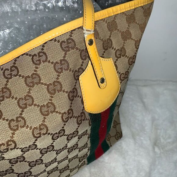 Authentic Gucci GG Logo Tote Bag - Picture 7 of 14